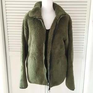 VS Pink Teddy Full Zip NWT